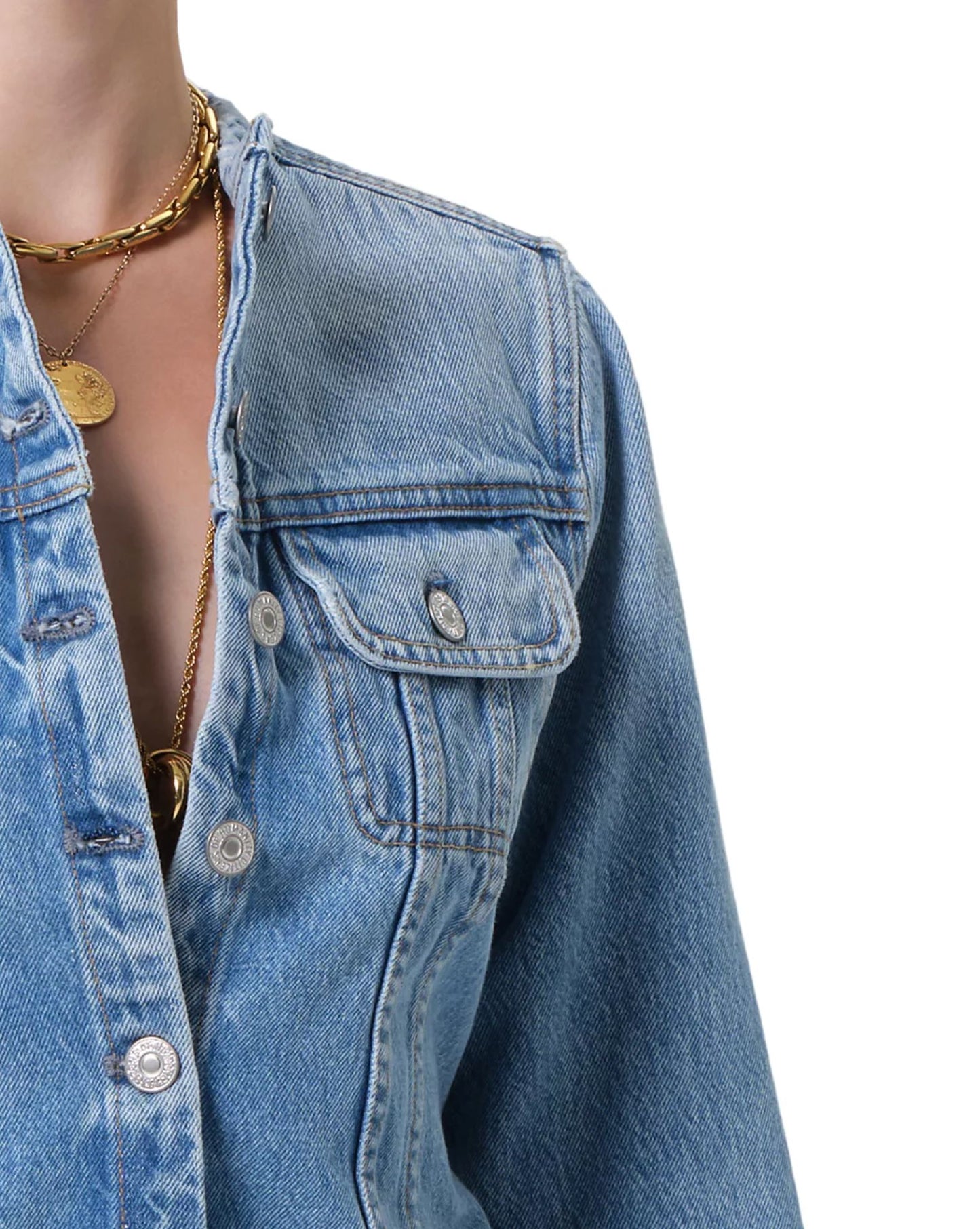 Devin Collarless Jacket-Jackets-Uniquities