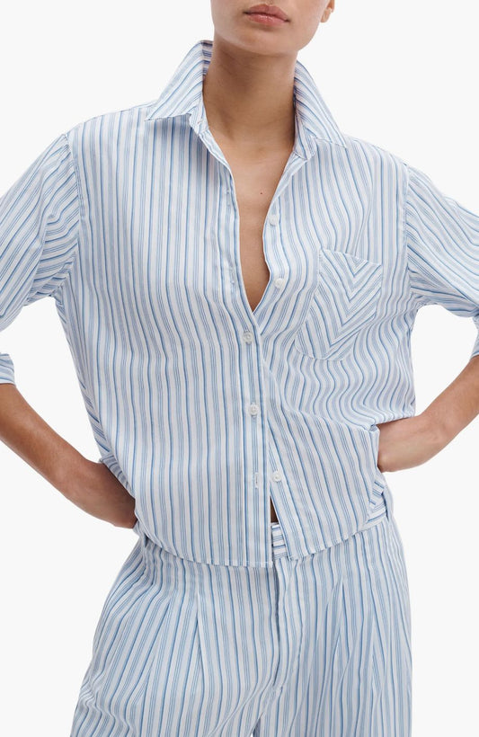 Lucia Poplin Shirt-Tops/Blouses-Uniquities