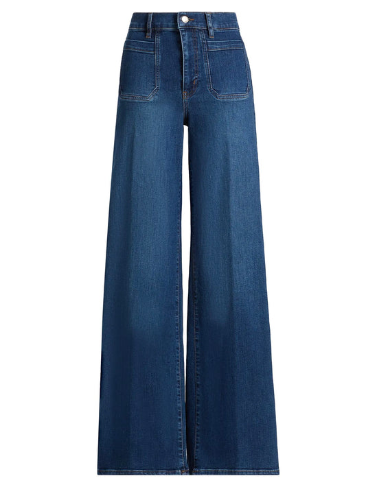 Le Slim Palazzo Modernist Pocket Jeans-Denim-Uniquities