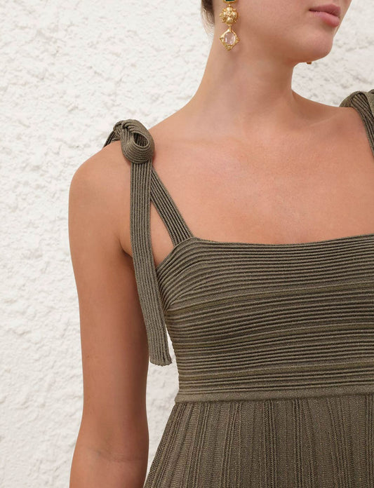 Wanderlust Metallic Maxi Dress-Dresses-Uniquities