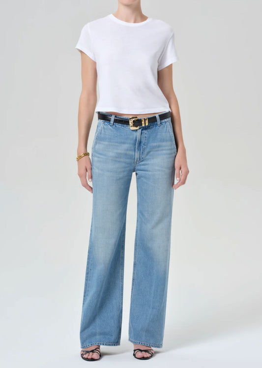 Annina Pocket Trouser 30" Jeans-Denim-Uniquities