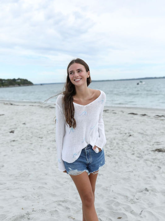 Waves V Sweater-Sweaters-Uniquities