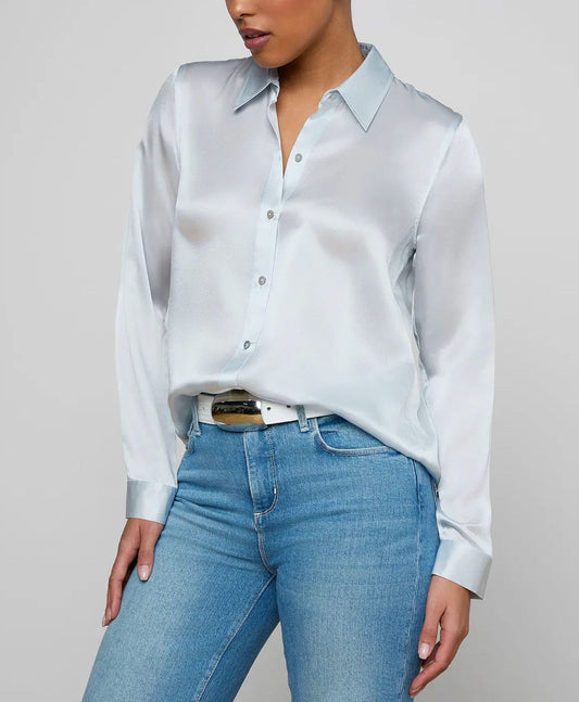 Tyler Long Sleeve Blouse-Tops/Blouses-Uniquities