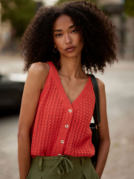 Alessia Knit Tank-Sweaters-Uniquities