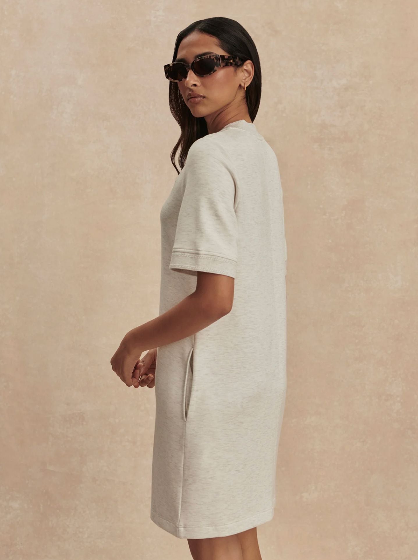 Nori Half Zip Dress-Dresses-Uniquities