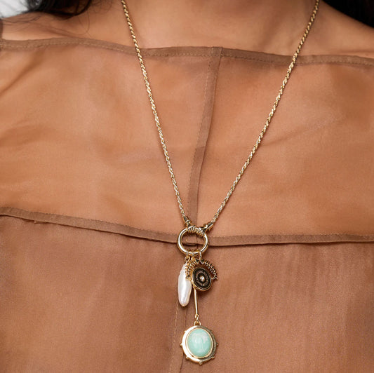 Frances Charm Necklace-Jewelry-Uniquities