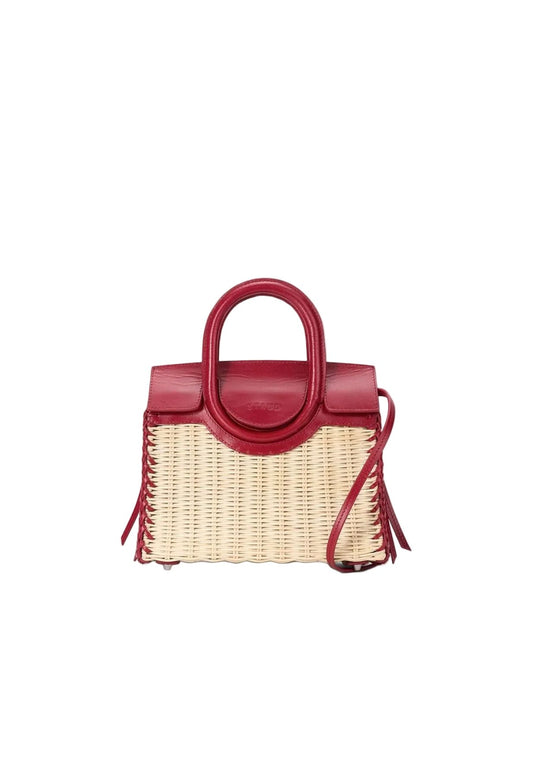 Maude Mini Wicker Carryall-Accessories-Uniquities