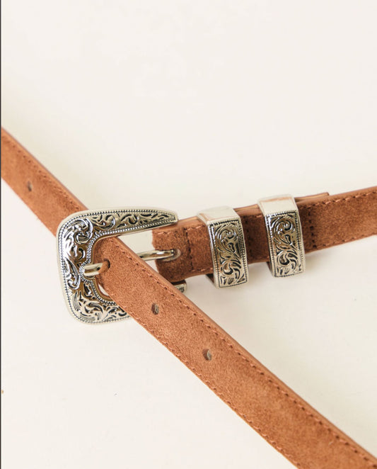 Gunnar Suede Belt-Accessories-Uniquities