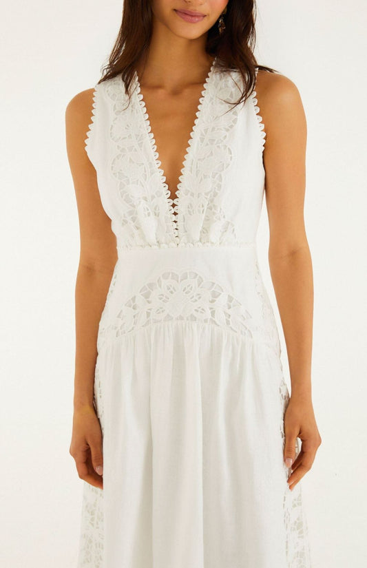 Richilieur Sleveless Midi Dress-Dresses-Uniquities