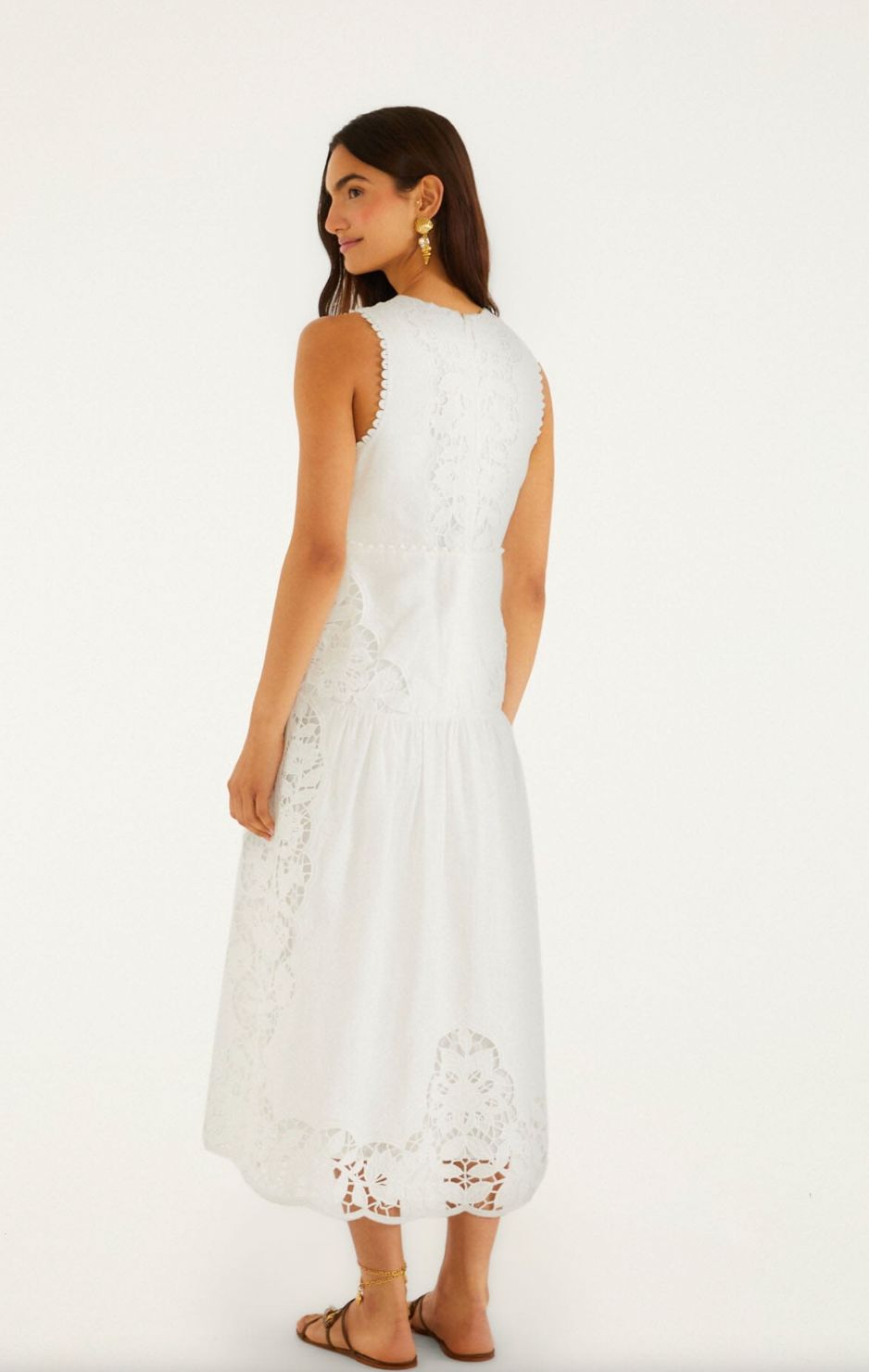 Richilieur Sleveless Midi Dress-Dresses-Uniquities