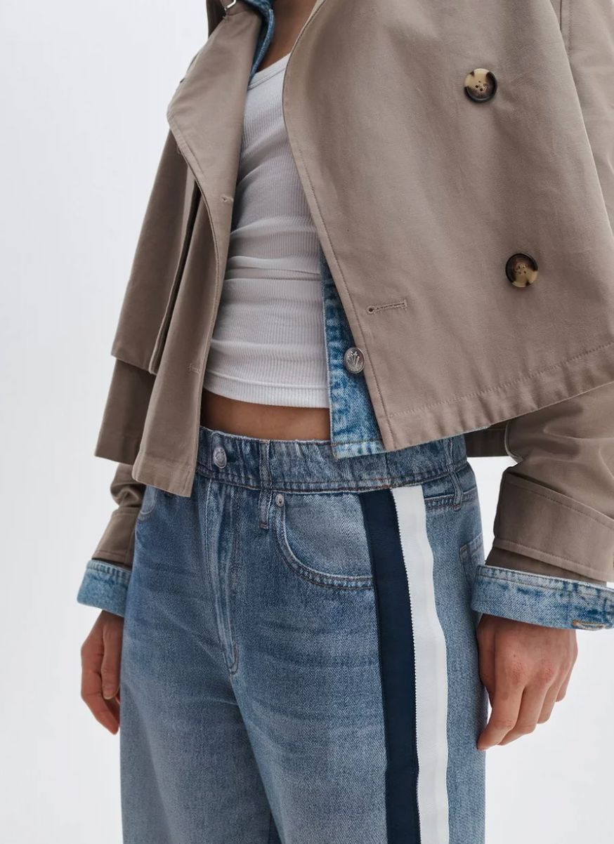 Miramar Terry Track Pant-Denim-Uniquities
