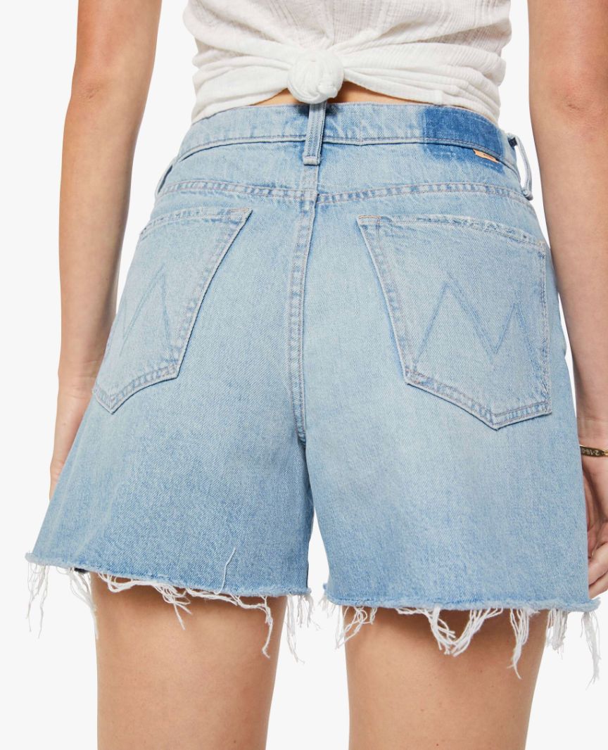 Extra Mile Short Fray-Denim-Uniquities