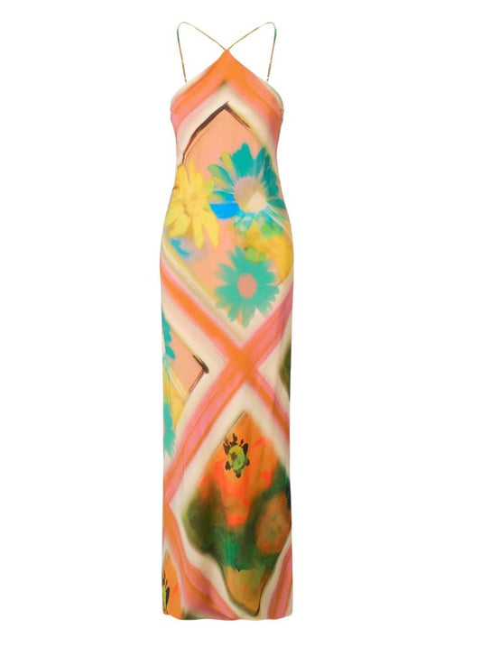 Cubism Dress-Dresses-Uniquities