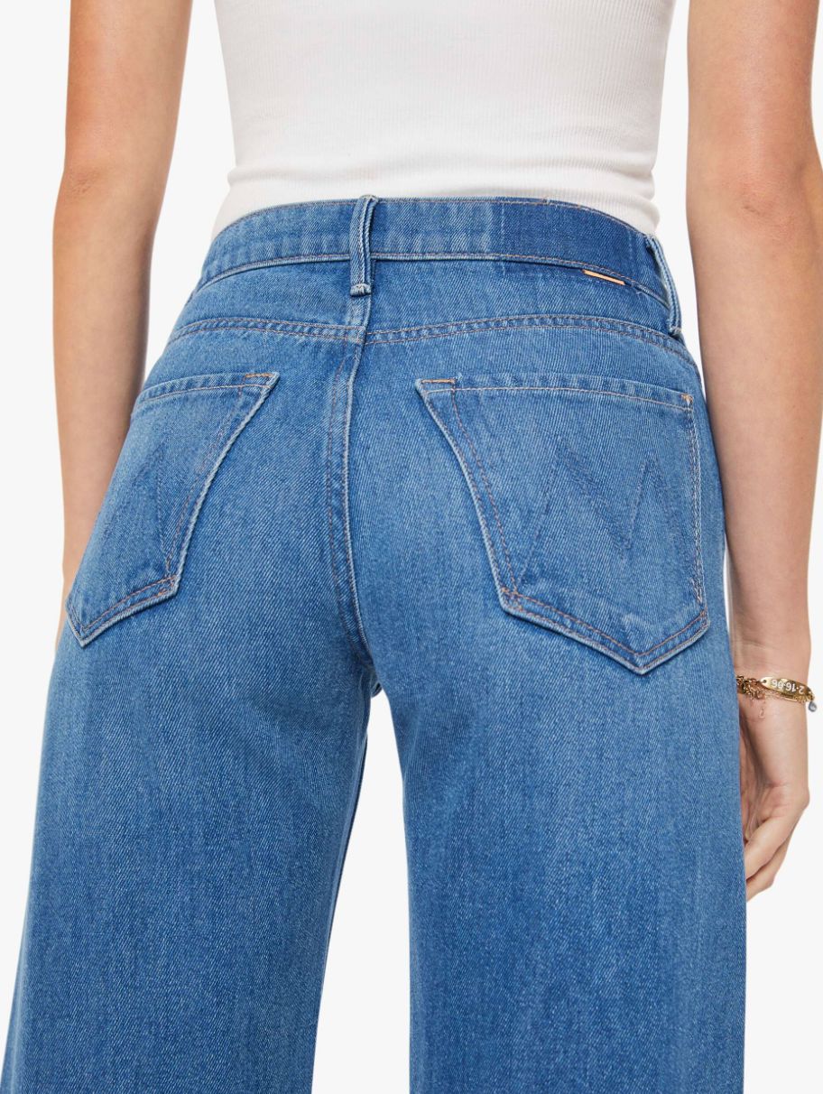 Mid Rise Lasso Sneak-Denim-Uniquities
