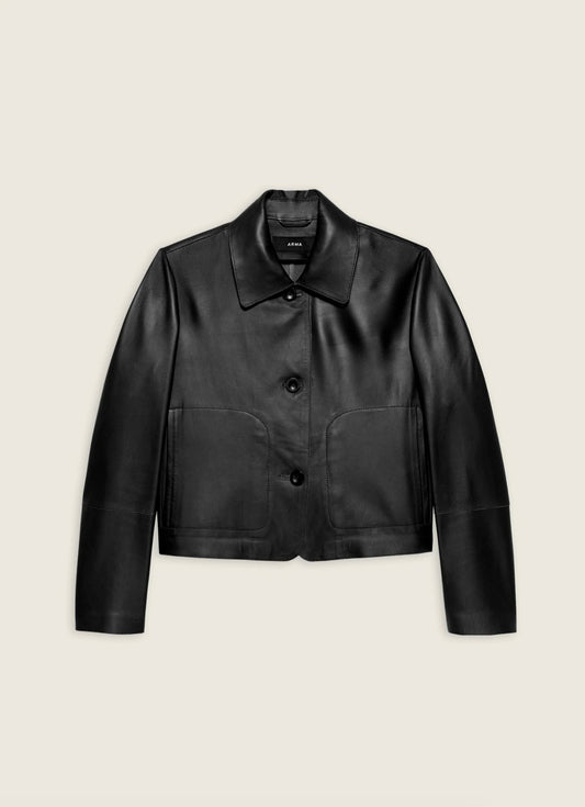 Emy Leather Jacket-Jackets-Uniquities