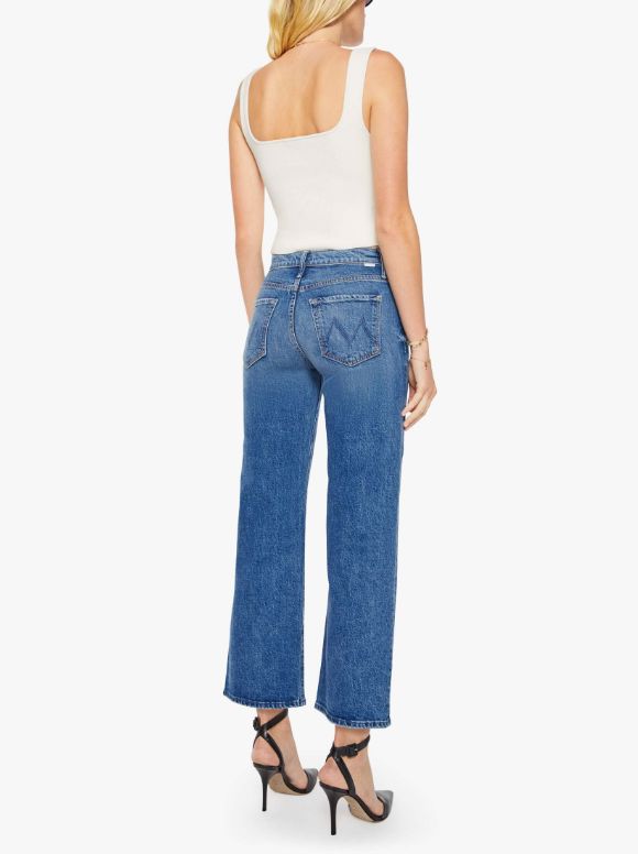 Mid Rise Maven Flood-Denim-Uniquities