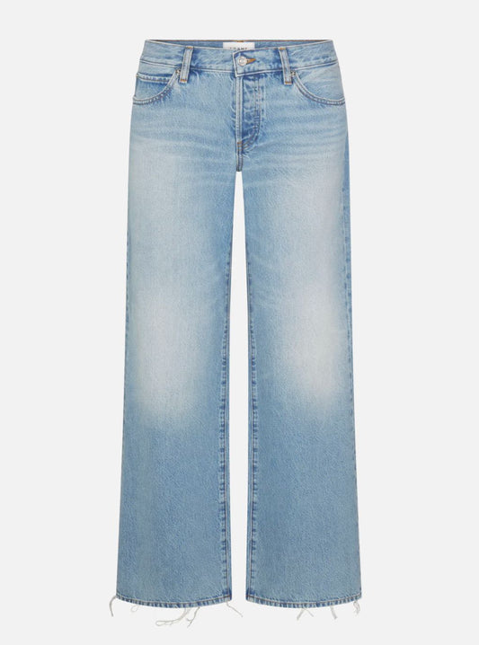 Gray In Dodger Offset Hem-Denim-Uniquities