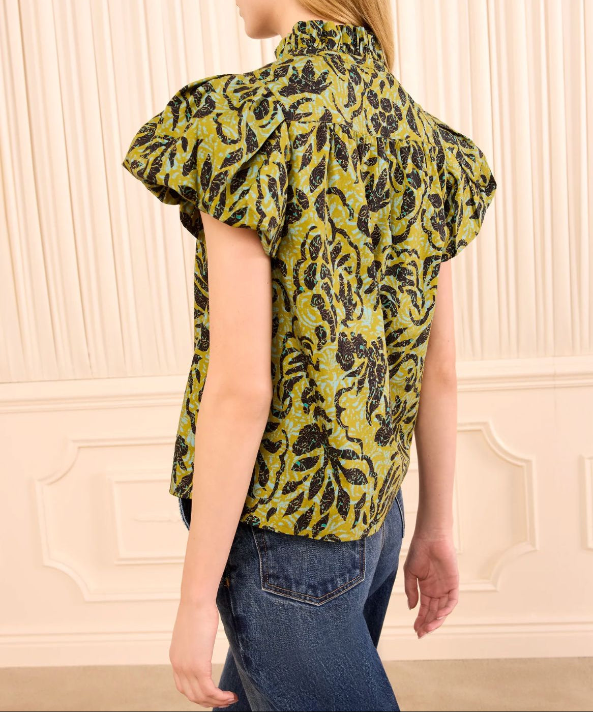 Estela Short Sleeve Cotton Top-Tops/Blouses-Uniquities