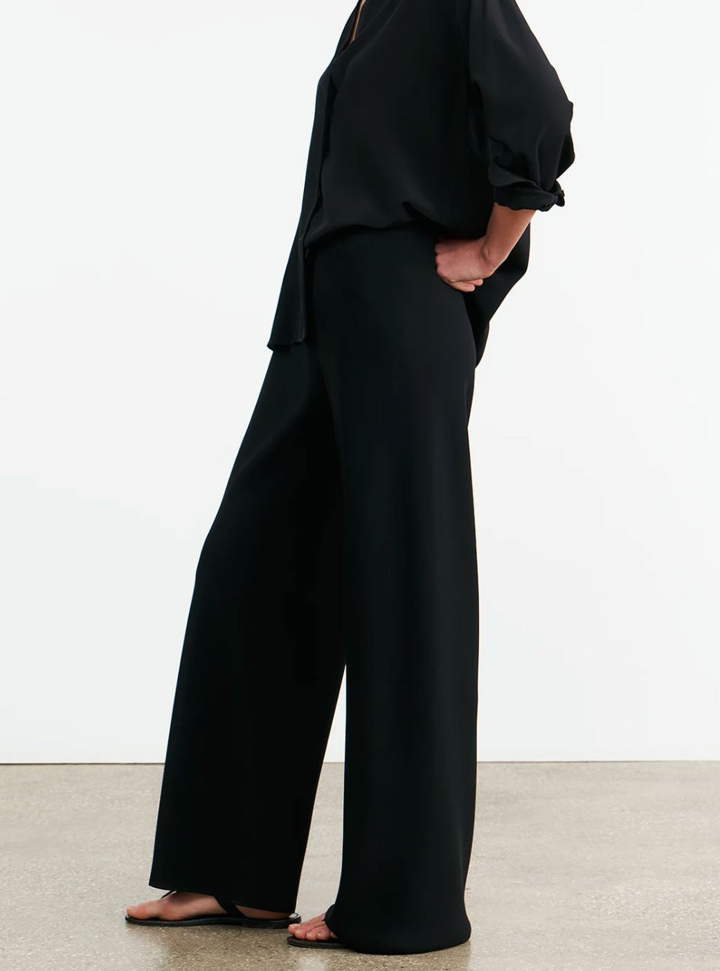 Marlow Wide Leg Pant-Bottoms-Uniquities