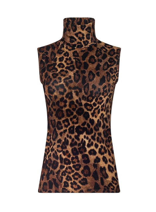 Ceci Sleeveless Turtleneck-Tops/Blouses-Uniquities