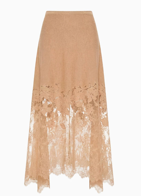 Josina Lace Midi Skirt-Bottoms-Uniquities