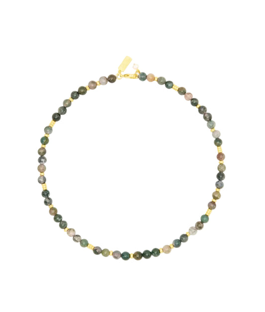Jaipur Choker Indian Agate-Jewelry-Uniquities