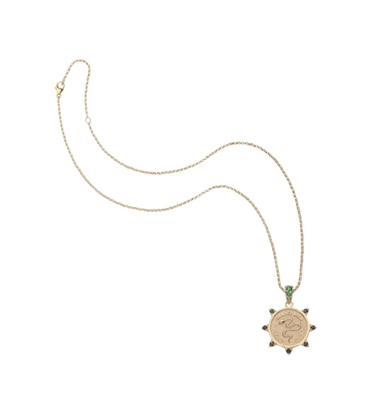 Protect Petite Coin Necklace-Jewelry-Uniquities