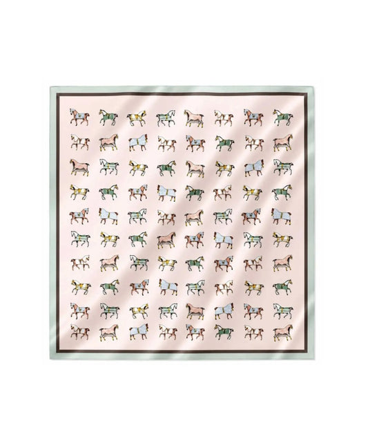 Equestrian Satin Scarf-Accessories-Uniquities