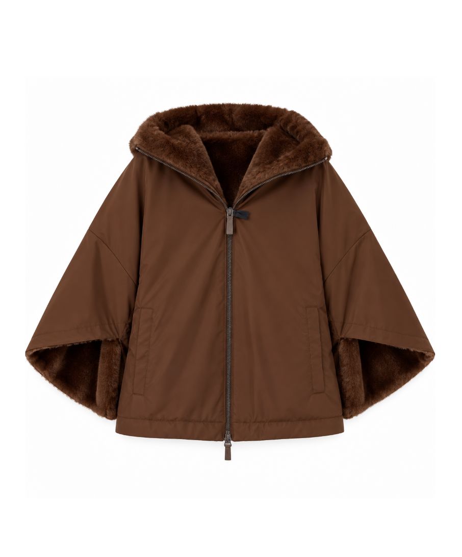 Faux Fur Cape by Lou Andrea - Image 2