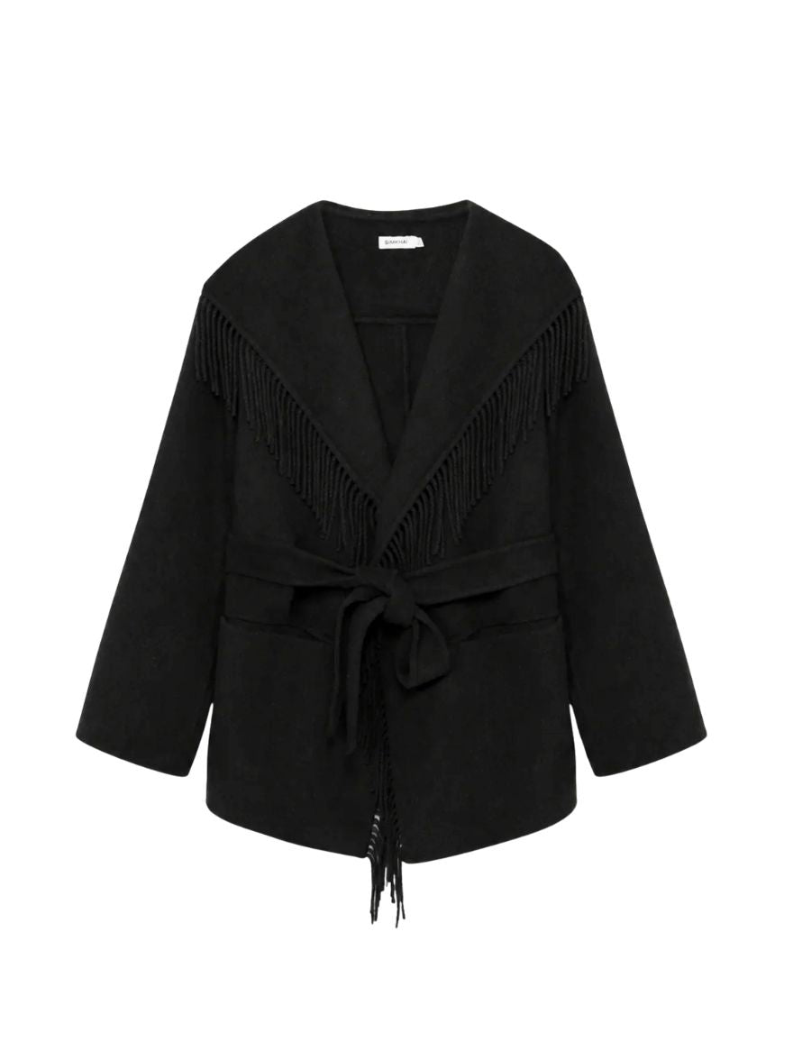 Rowen Fringe Jacket-Jackets-Uniquities