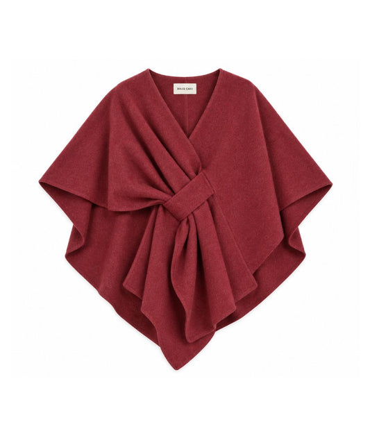 Knit Wrap in Burgundy-Accessories-Uniquities