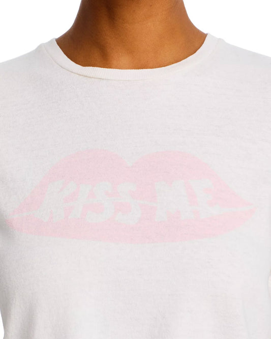 50's Boxy Tee Kiss Me-Tee Shirts-Uniquities