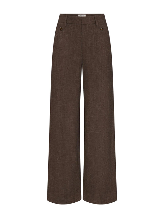 Slim Palazzo Modernist Trouser-Bottoms-Uniquities