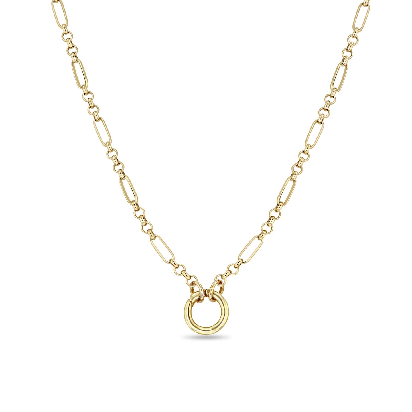 14k Paperclip Enhancer Necklace-Jewelry-Uniquities