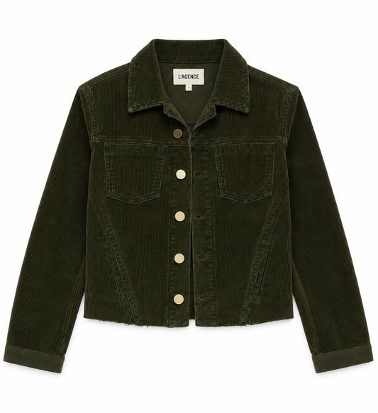 Janelle Slim Raw Jacket-Jackets-Uniquities