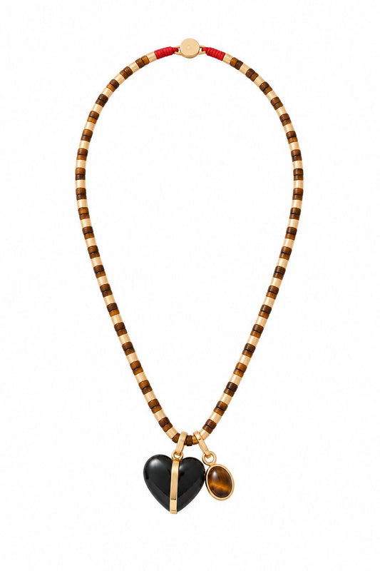 Semi Precious Heishi Necklace-Jewelry-Uniquities
