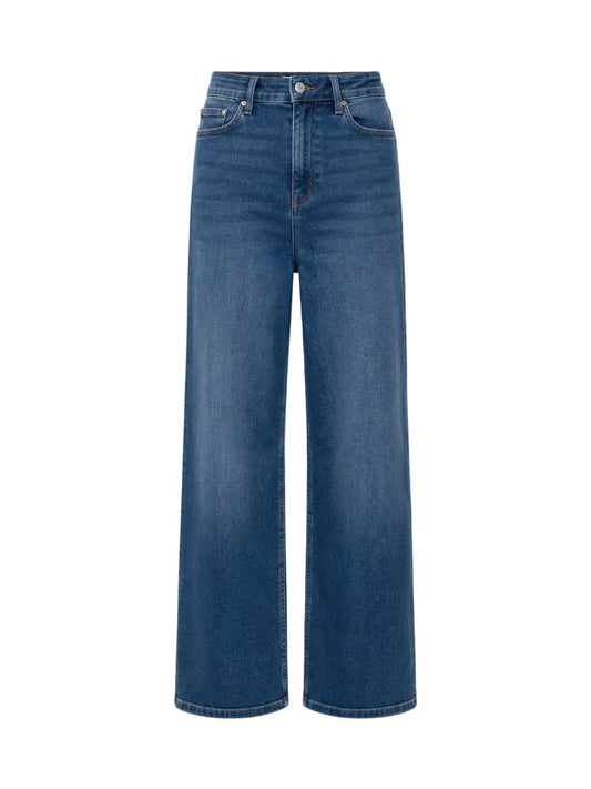 Le Slim Palazzo In Aubade-Denim-Uniquities