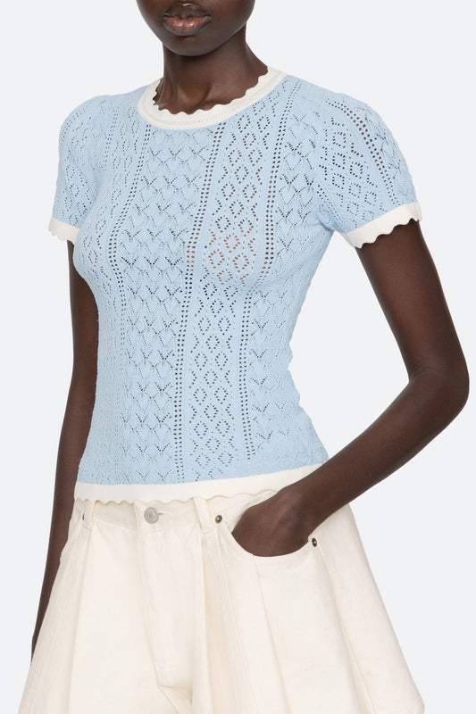 Georgia Knit Short Sleeve Top