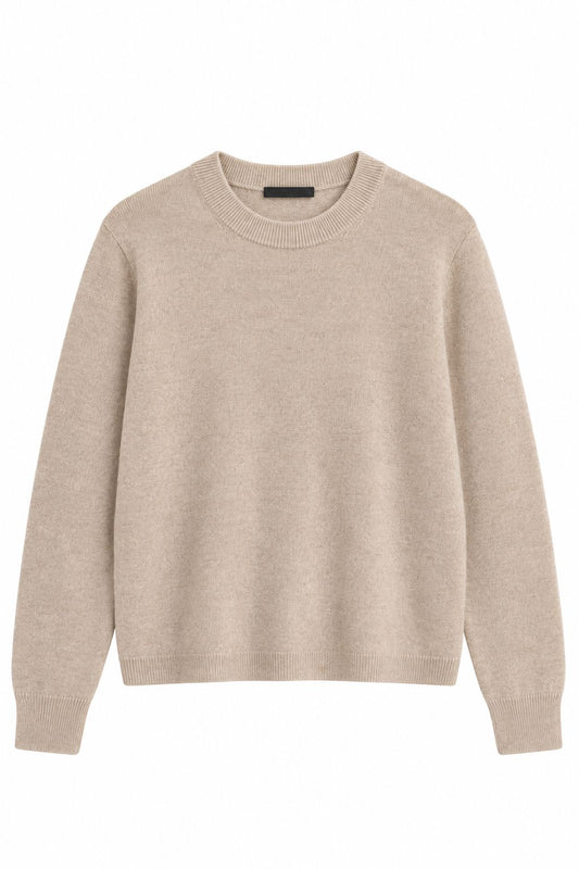 Flynn Cashmere Crewneck-Sweaters-Uniquities