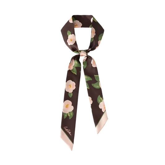 Camellia Twilly Scarf-Accessories-Uniquities