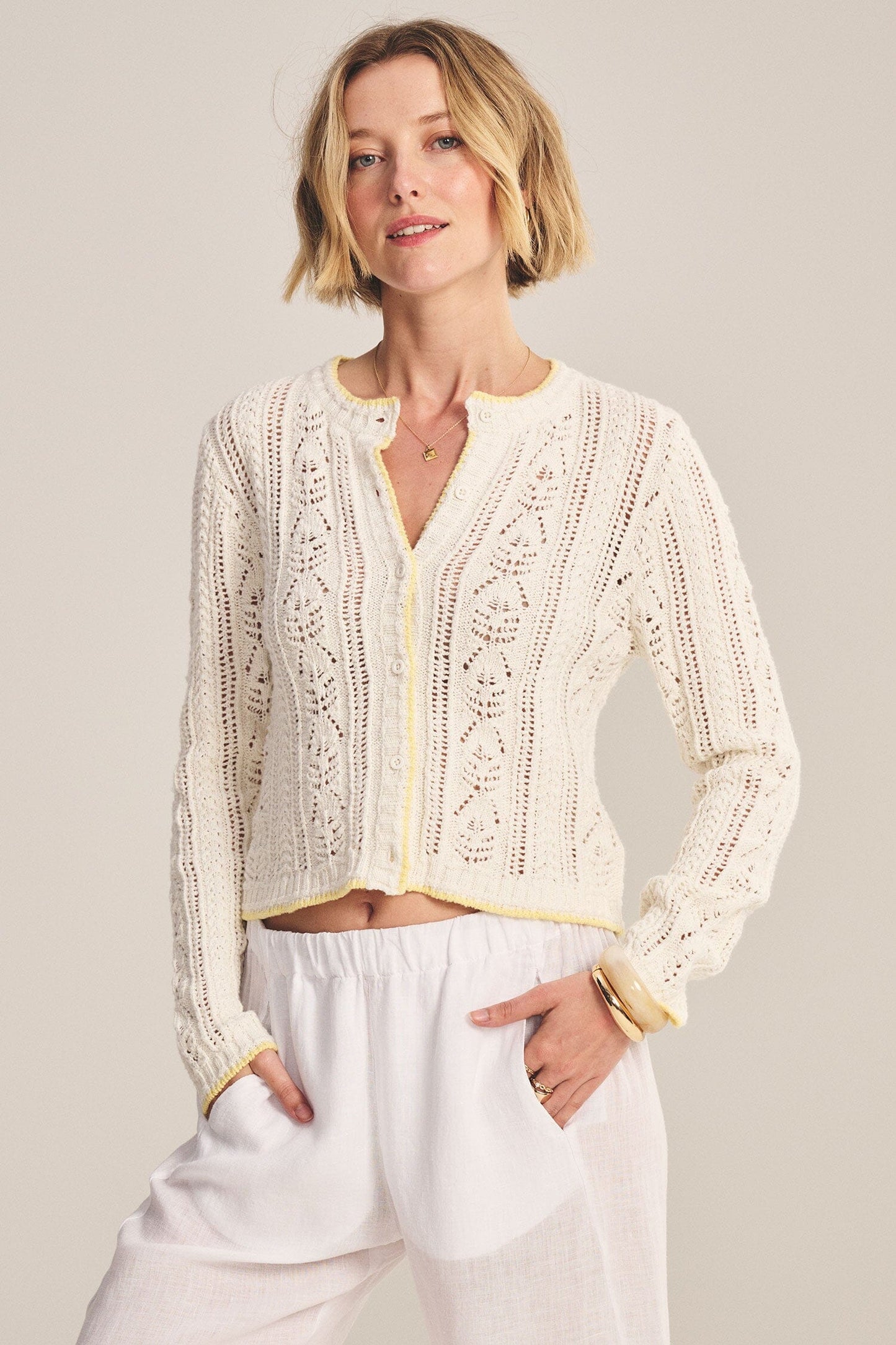 Daisy Cardigan-Sweaters-Uniquities