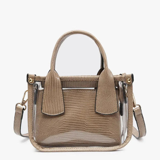 Stacy Clear Satchel-Accessories-Uniquities