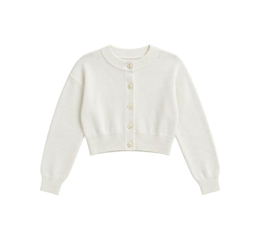 Cropped Boxy Cardigan by Autumn Cashmere - Image 1