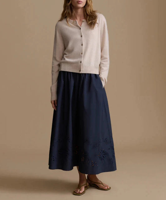 Flynn Cashmere Cardigan-Sweaters-Uniquities