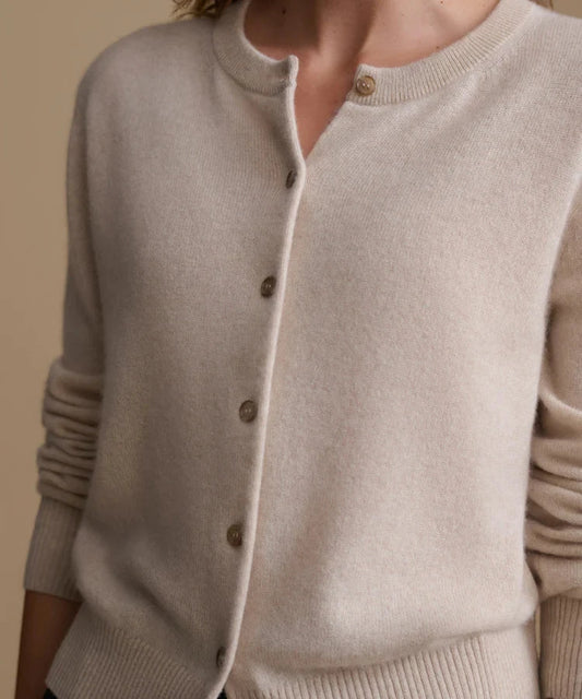 Flynn Cashmere Cardigan-Sweaters-Uniquities