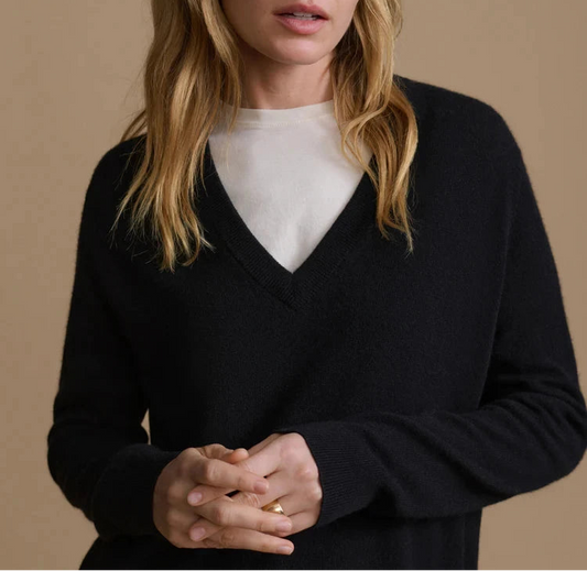 Flynn Cashmere Sweater-Sweaters-Uniquities
