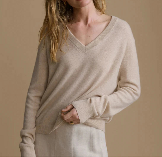 Flynn Cashmere Sweater-Sweaters-Uniquities