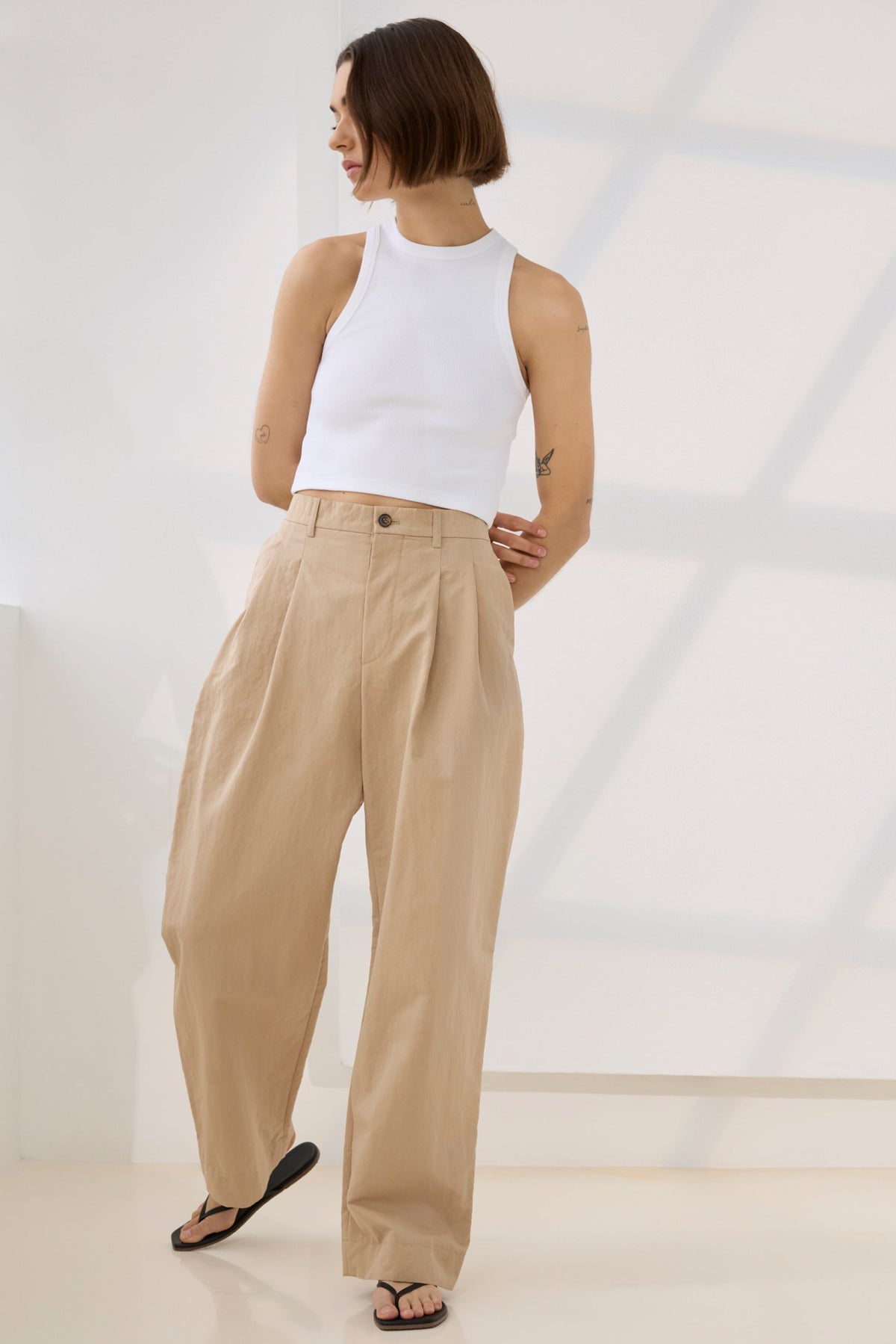 Cropped Not So Basic Tank-Tops/Blouses-Uniquities