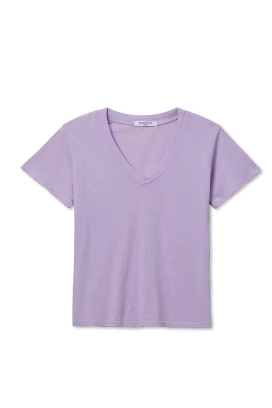Hendrix Boxy V Neck Tee-Tee Shirts-Uniquities