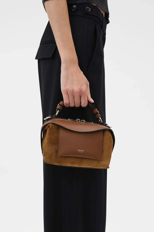 Mica Mini Suede Bowler Bag-Accessories-Uniquities